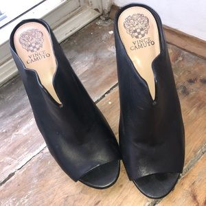 NWOT size 10 Vince Camuto leather mules